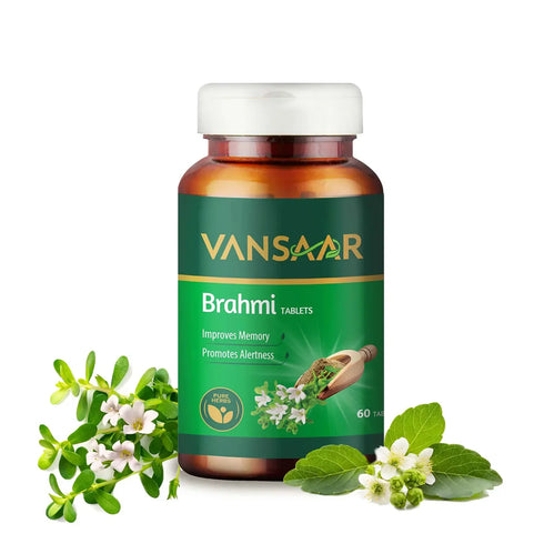 Vansaar Brahmi Tablets 60 Tablets