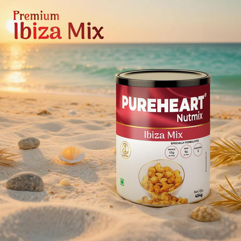 PUREHEART Nutmix Ibiza Mix | Premium Macadamia (40%) Cashew