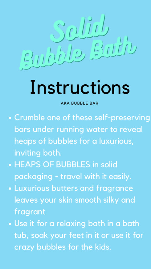 The Sass Bar Icecream Scoop Solid Bubble Bath (NOT SOAP)