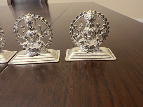 Pure Silver Ashta Lakshmi Idol set 116 grams