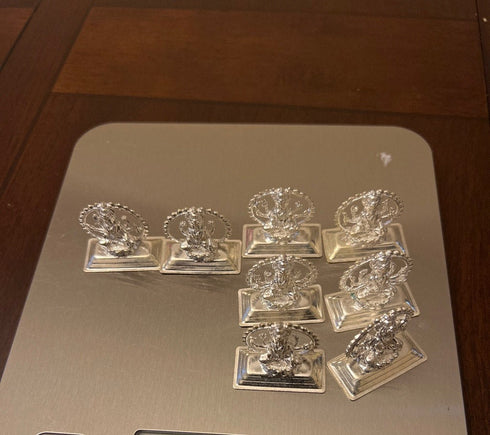 Pure Silver Ashta Lakshmi Idol set 116 grams