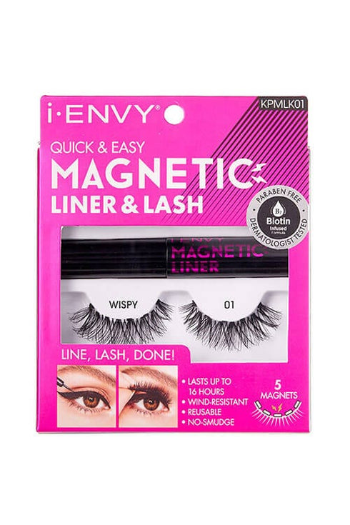 Shield Cosmetics KISS iEnvy Quick and Easy Magnetic Liner and Lash Kit