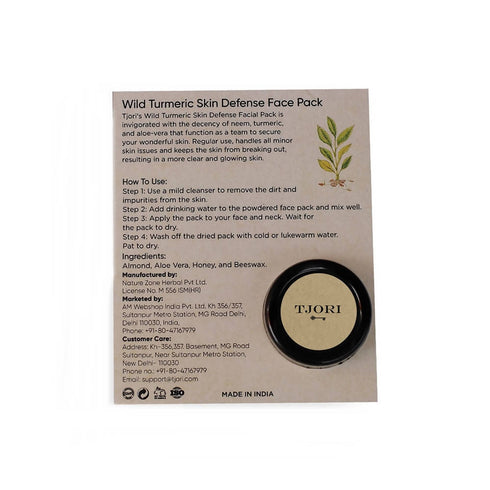 Tjori Wild Turmeric Skin Defense Face Pack