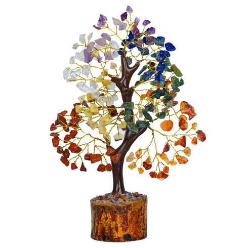 Seven Chakra M Seal Crystal Bonsai Money Tree