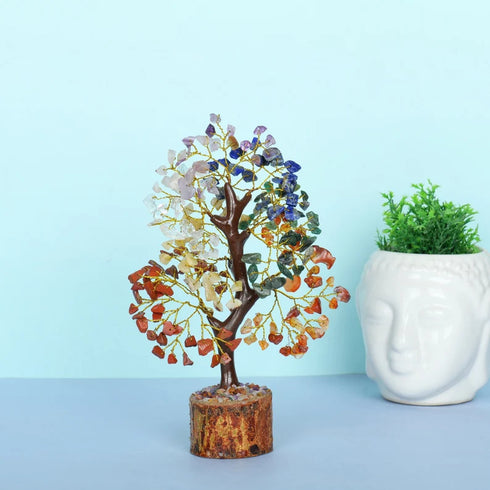 Seven Chakra M Seal Crystal Bonsai Money Tree