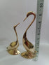 Brass Showpiece Duck Pair Statue 390g