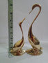 Brass Showpiece Duck Pair Statue 390g
