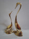 Brass Showpiece Duck Pair Statue 390g