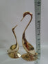 Brass Showpiece Duck Pair Statue 390g