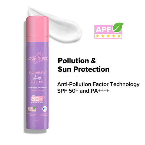 Aqualogica Illuminate+ Dewy Sunscreen SPF 50+ PA++++