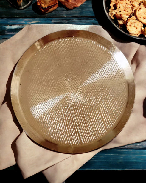 Tamas Kansa Thali | Plate Lead Free