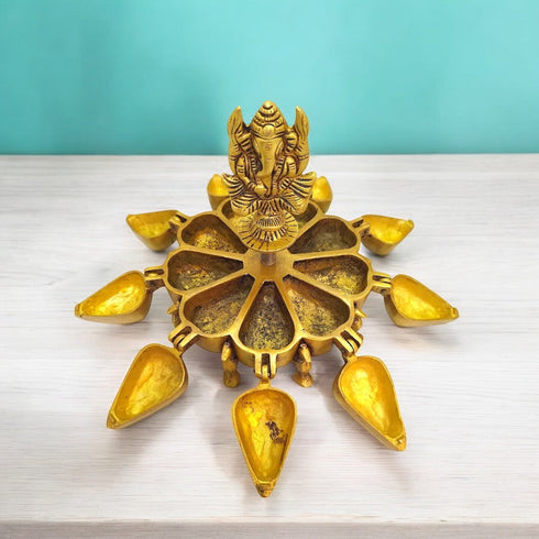 Tamas Handcrafted Brass Kumkum Box - A Beautiful and Traditional Accessory