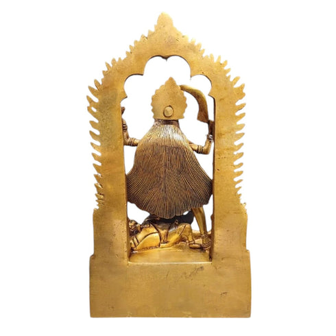 Tamas Brass Maa Kali - Maa Durga Deity - Devi Jagdamba Statue/Idol | Free Luxury Gift box