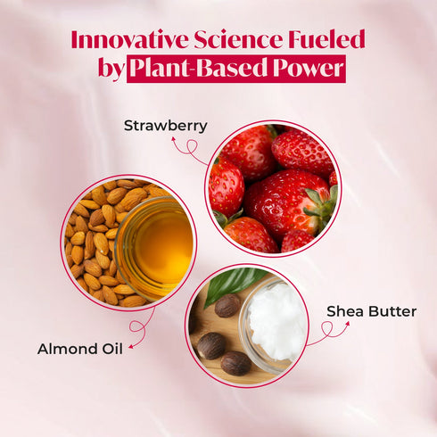 Meglow Strawberry Body Yogurt- 200 ml