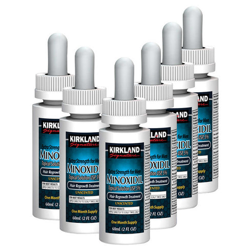 Style Make Kirkland Minoxidil 5 Extra Strength Hair Regrowth For Men 6 Month Supply