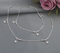 Real Silver Chain Anklet with Jingle Bells Charms Payal