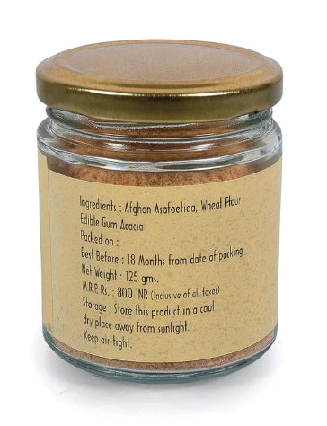 NatureVit Pure Afghan Hing Powder Premium Asafoetida for Authentic Indian Cooking