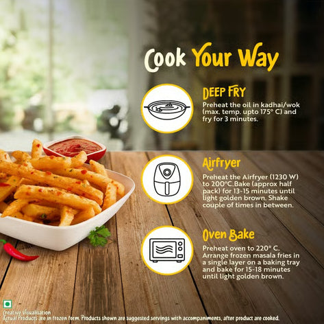 McCain Masala French Fries (Frozen)
