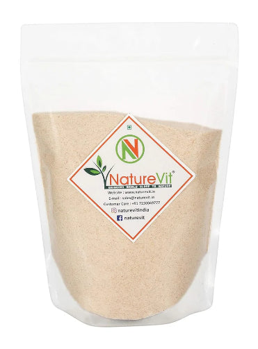 NatureVit Psyllium Husk Powder Natural Fiber for Keto & Gluten-Free Baking