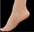 Dainty 925 Sterling Silver Smailey Face Charm Chain Payal Anklet Payal