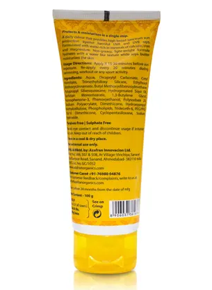 Azafran Organics Dfend SPF 50+ Creme