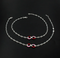 925 Sterling Silver Infinity Chain Women Payal Anklet Pair