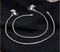 daily wear Real Silver women snake style chain Anklet Payal Pair