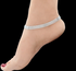 Exclusive 925 Sterling Silver Wheat chain Anklet Pair