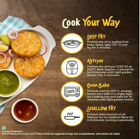 McCain Masaledar Aloo Tikki (Frozen)