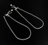 Girlish 925 Sterling Silver capsule design Chain Anklet Pair