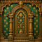 Back Drop India Padmaja Alankara Jharokha Ganesh Chaturthi Decoration Backdrop