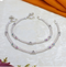 Real Silver Floral Work Women Anklet Chandi ki Payal