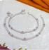 Real Silver Floral Work Women Anklet Chandi ki Payal