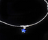 Real Silver Star Style Anklet Bracelet- Single
