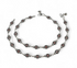 Beach wear 925 Sterling Silver Orange CZ Oxidised payal Anklet Pair