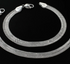 Exclusive 925 Sterling Silver Wheat chain Anklet Pair