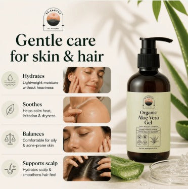 Organic Aloe Vera Deep Hydration & Soothing Gel