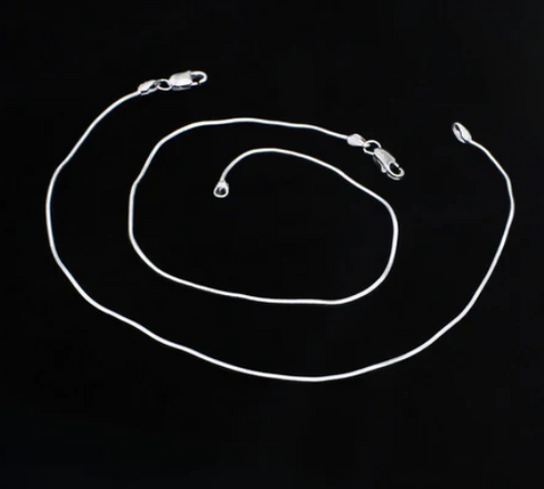Real Siver Snake Chain Payal Anklet