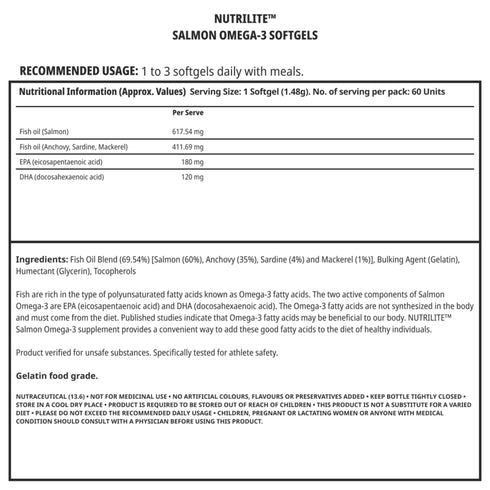 Nutrilite Salmon Omega-3 Softgels