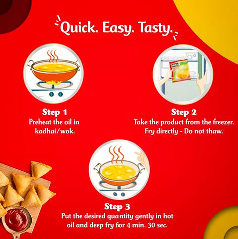 McCain Cheese Corn Mini Samosa (Frozen)