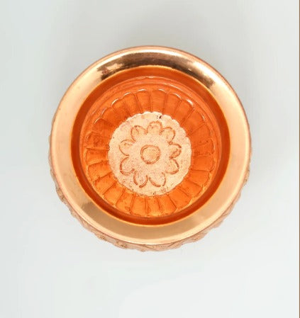 Pooja-8 Faces Globular Lakshmi Kalash (Small size) / Ashtalakshmi Kalasam (Small Size)