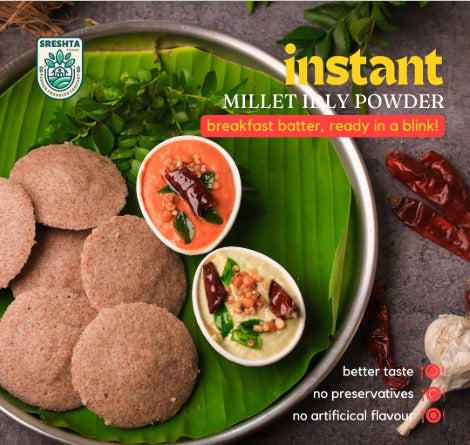 Sreshta Farms Instant Multi Millet Idly Powder