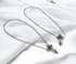 Beach wear 925 Sterling Silver Multi CZ Oxidised Anklet Pair