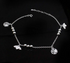 Girls Gift 925 Sterling Silver Single Anklet Bracelet