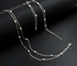 Trendy 925 Sterling Silver Double Chain Bead Silver Anklet Payal Pair