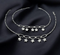 925 Sterling Silver Dazzling Stars Charm Chain Payal Boho Anklet Pair