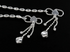 Beach wear 925 Sterling Silver women Chain Anklet Pair