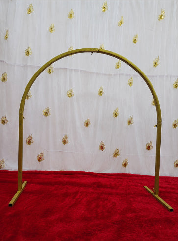 Alok Traders Metal Arch Stand 3x3 Feet - Round Backdrop Stand