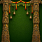 Back Drop India Vinayak Festive Toran Ganesh Chaturthi Decoration Backdrop