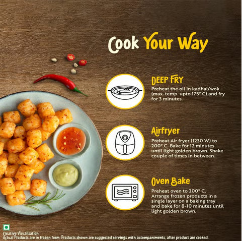 McCain Chilli Garlic Potato Bite Nuggets (Frozen)